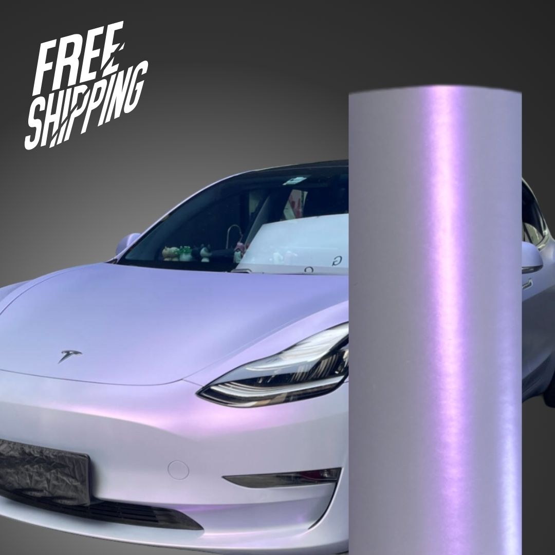Color Shift Satin Blue Purple Vinyl Wrap