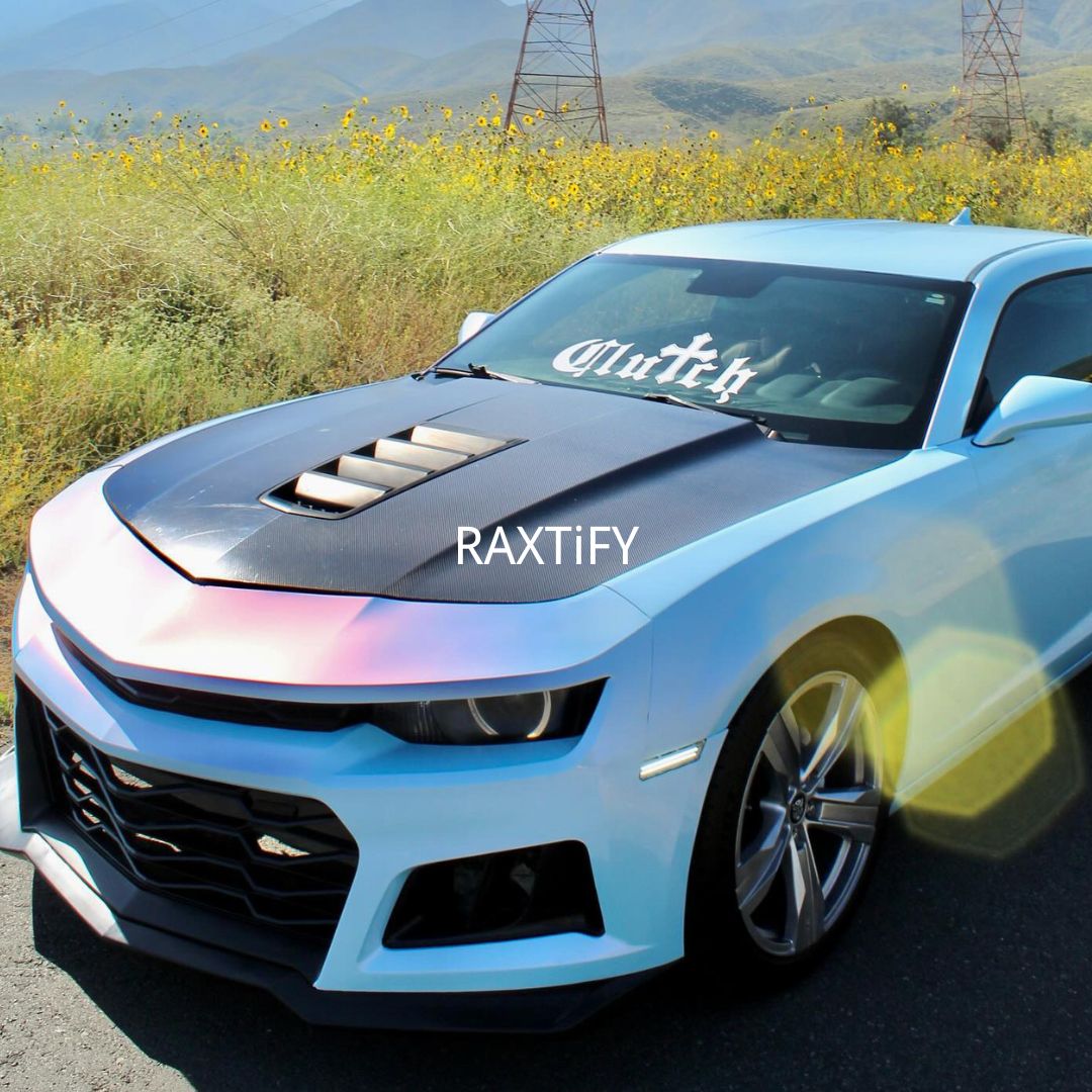 Color Shift Satin Chameleon Blue Vinyl Wrap 4
