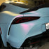 Color Shift Satin Chameleon Blue Vinyl Wrap Car