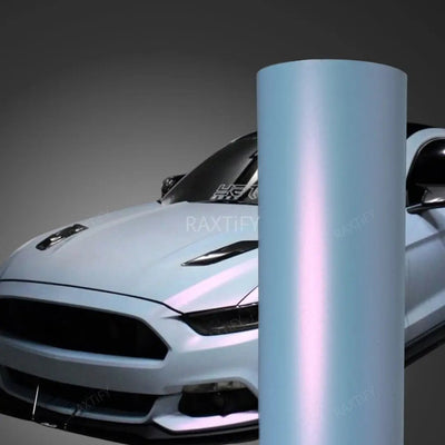 Color Shift Satin Chameleon Blue Vinyl Wrap