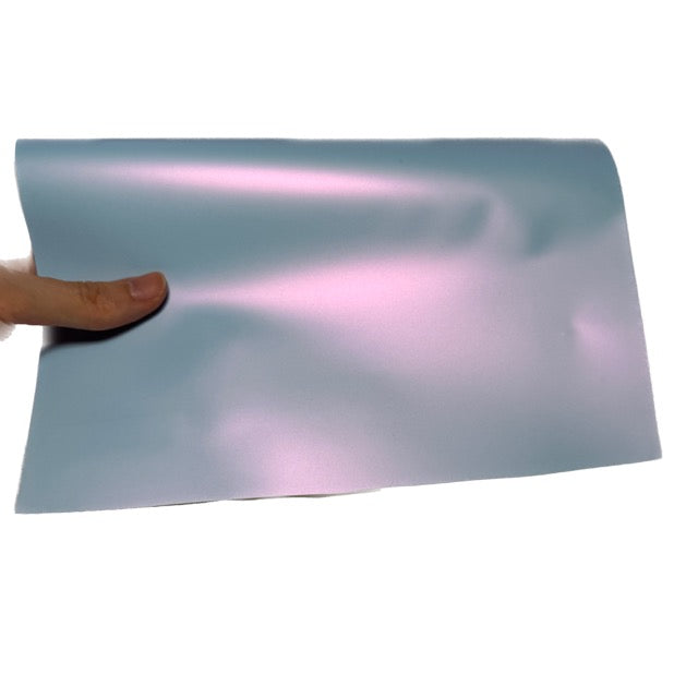 Color Shift Satin Chameleon Blue Vinyl Wrap swatch