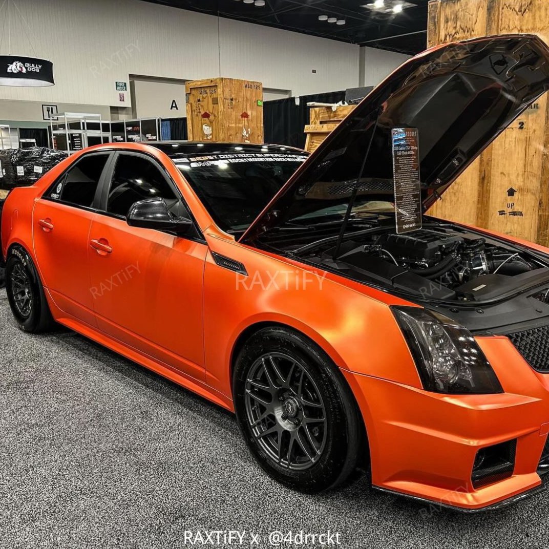 Color Shift Satin Gold Orange Vinyl Wrap