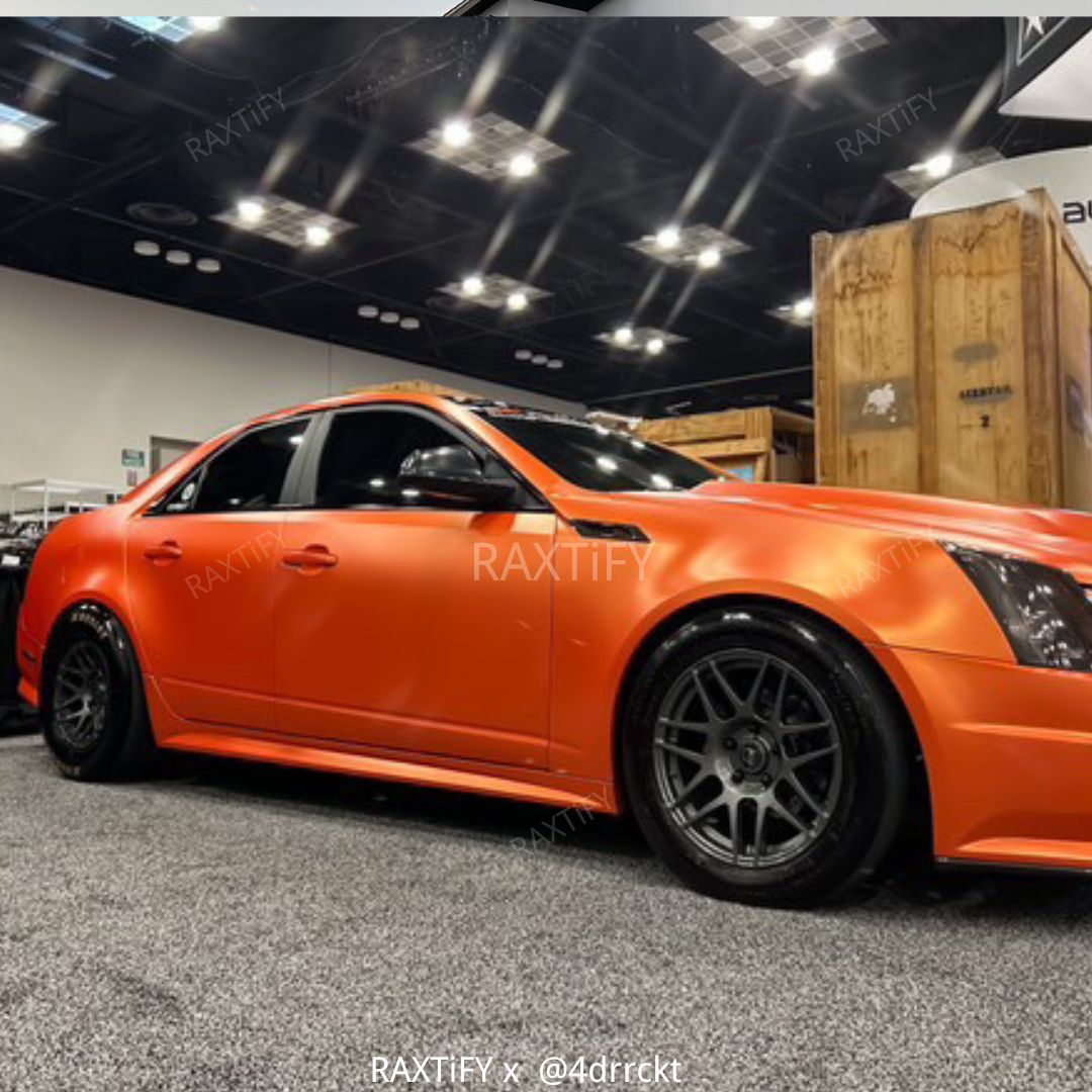 Color Shift Satin Gold Orange Vinyl Wrap