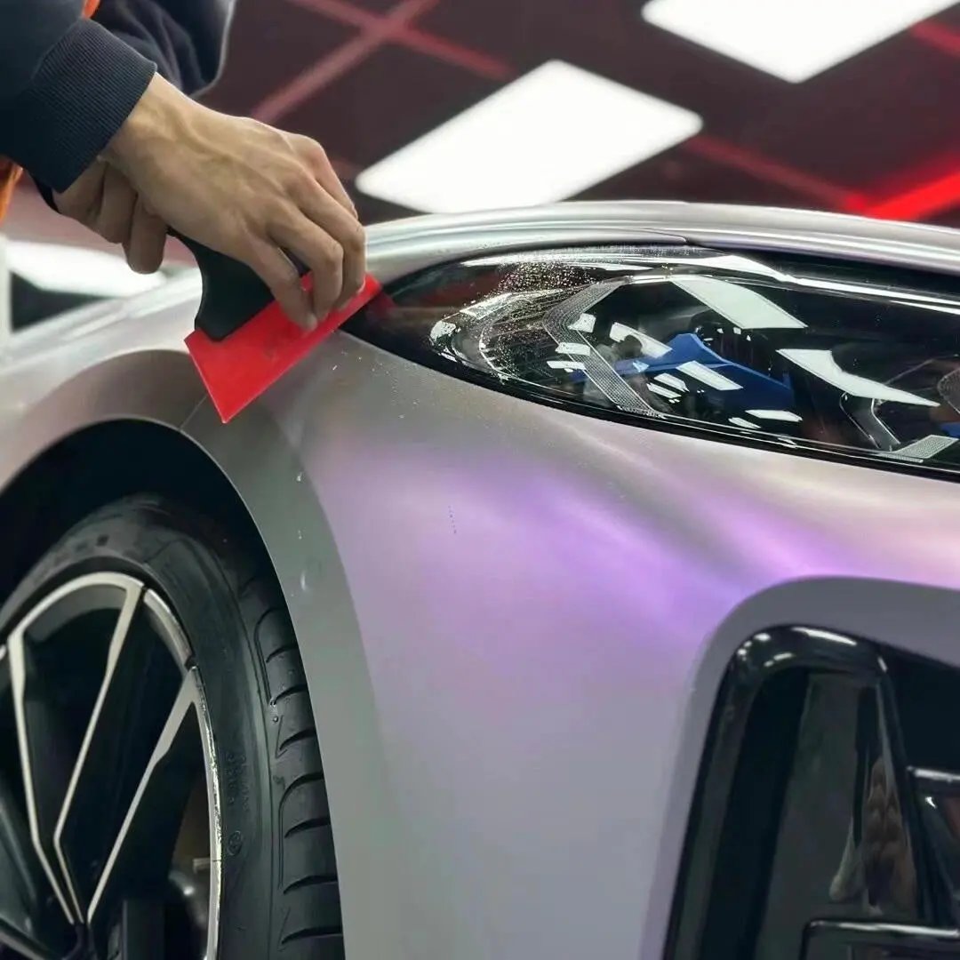 Color Shift Wraps Color Shift Satin Gray Purple Vinyl Wrap – RAXTiFY