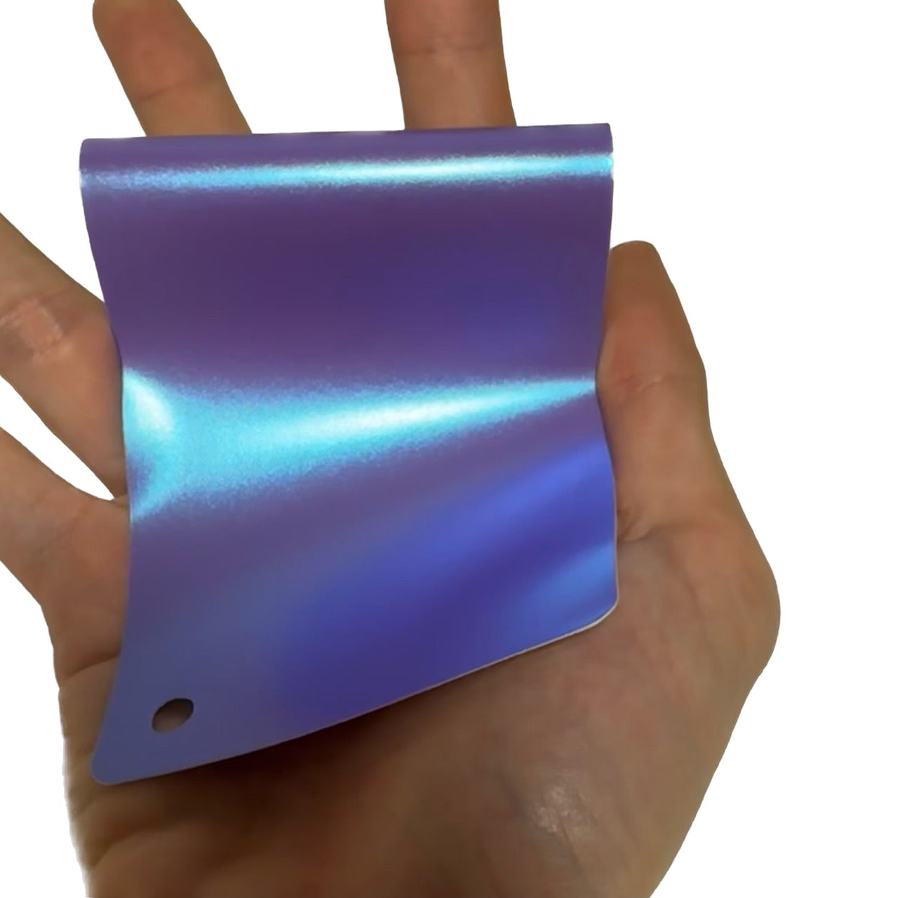 Color Shift Satin Lavender Dream Vinyl Wrap swatch card