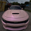 Color Shift Satin Pink Purple Vinyl Wrap Charger front