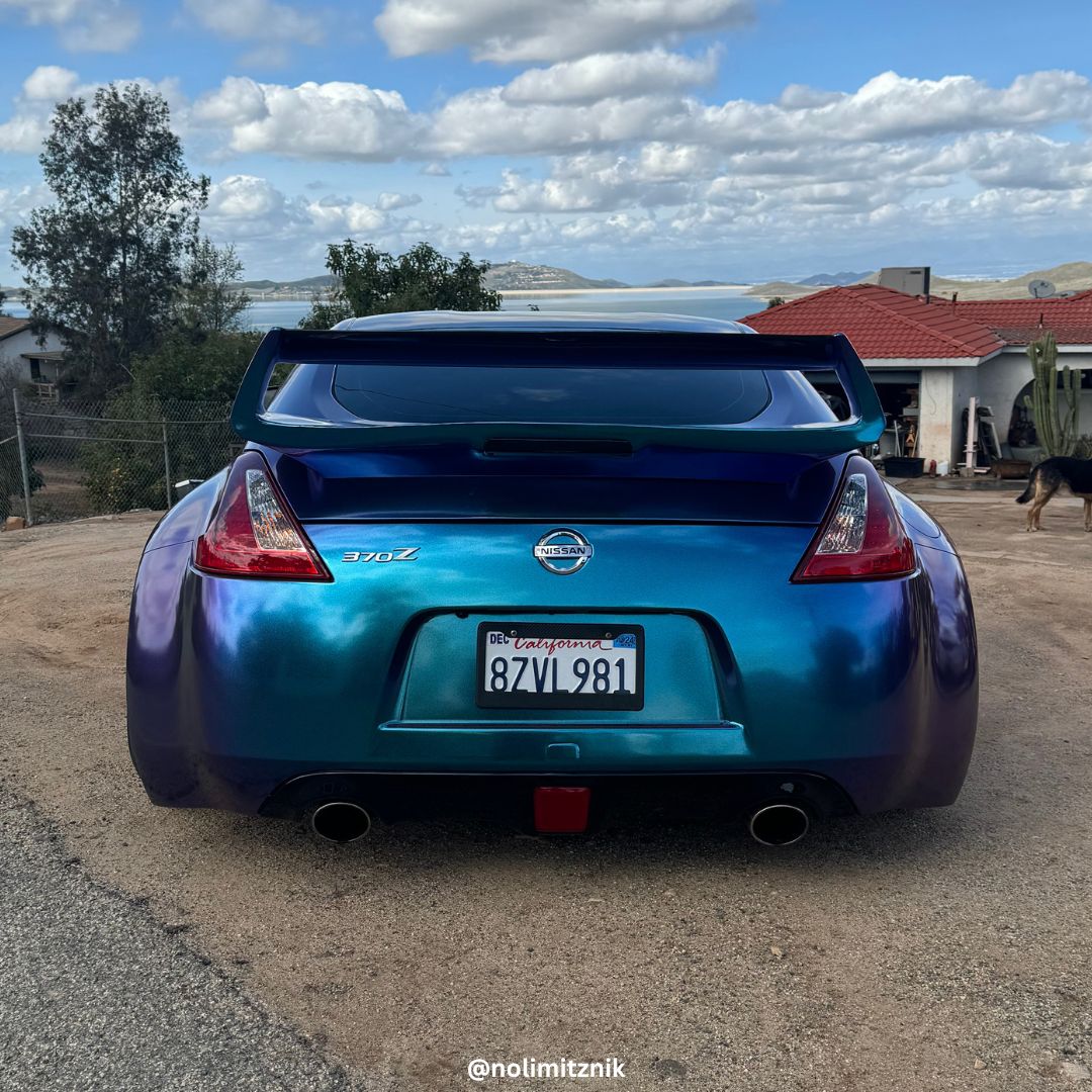 Color Shift Shiny Purple Blue Vinyl Wrap