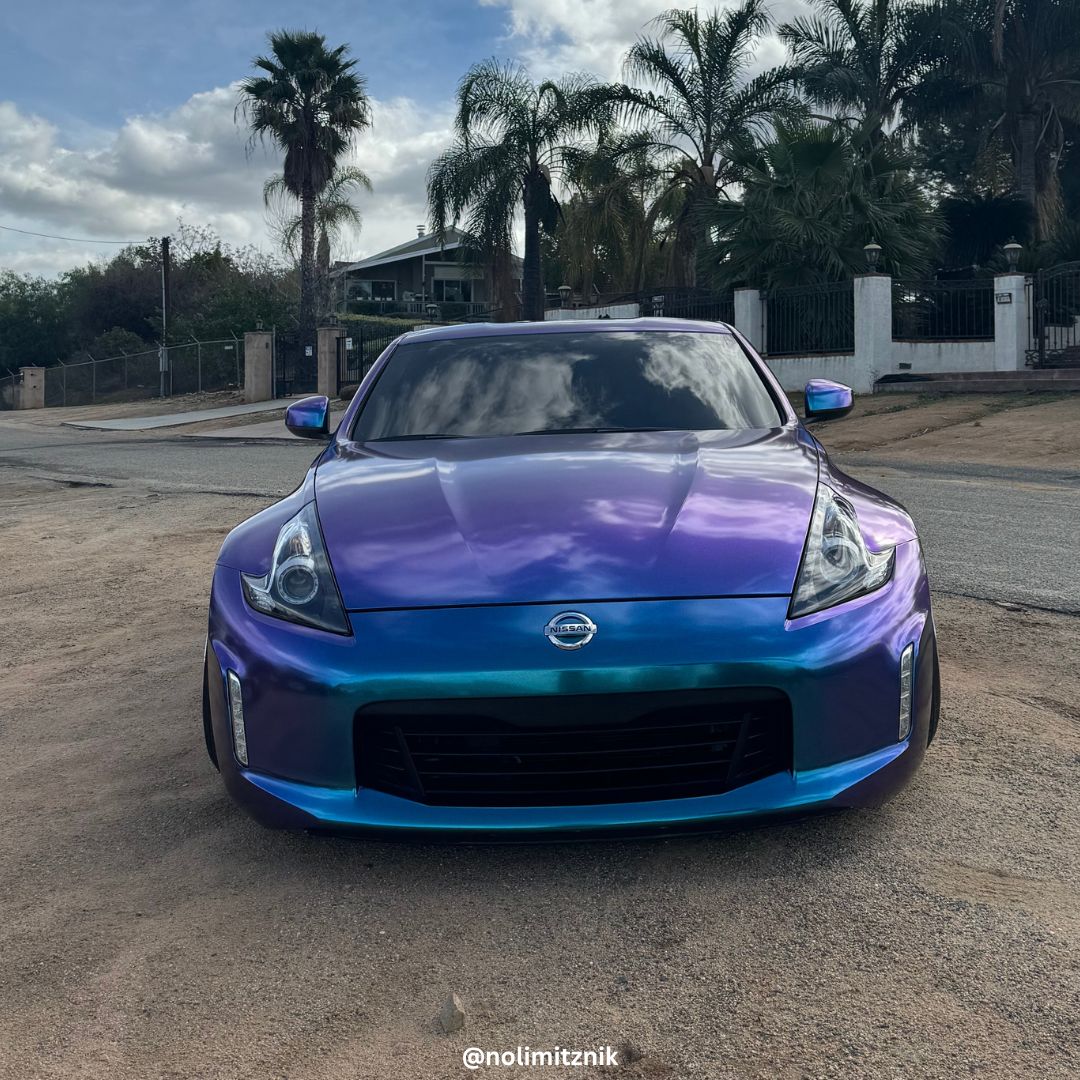 Color Shift Shiny Purple Blue Vinyl Wrap