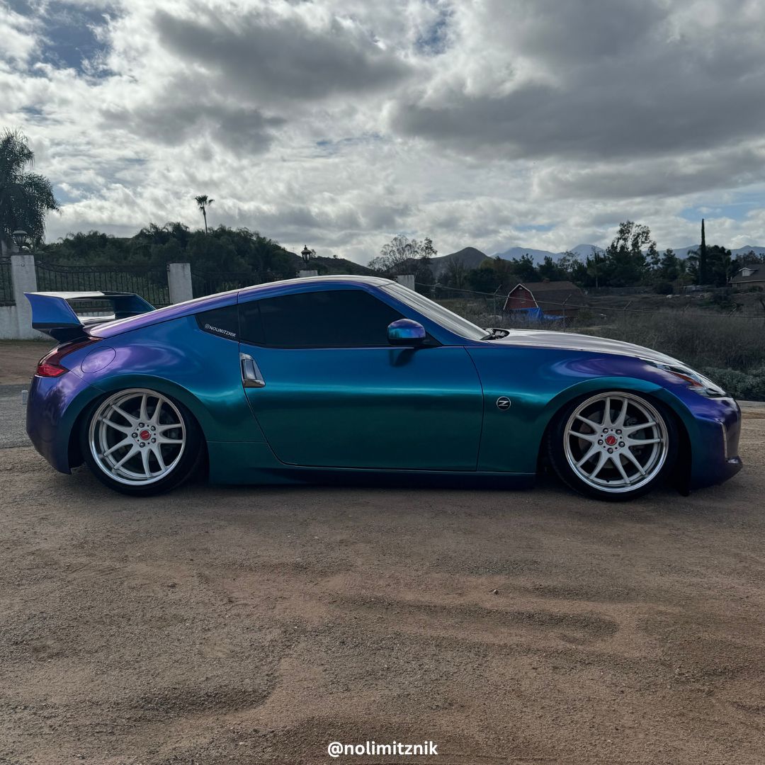 Color Shift Shiny Purple Blue Vinyl Wrap