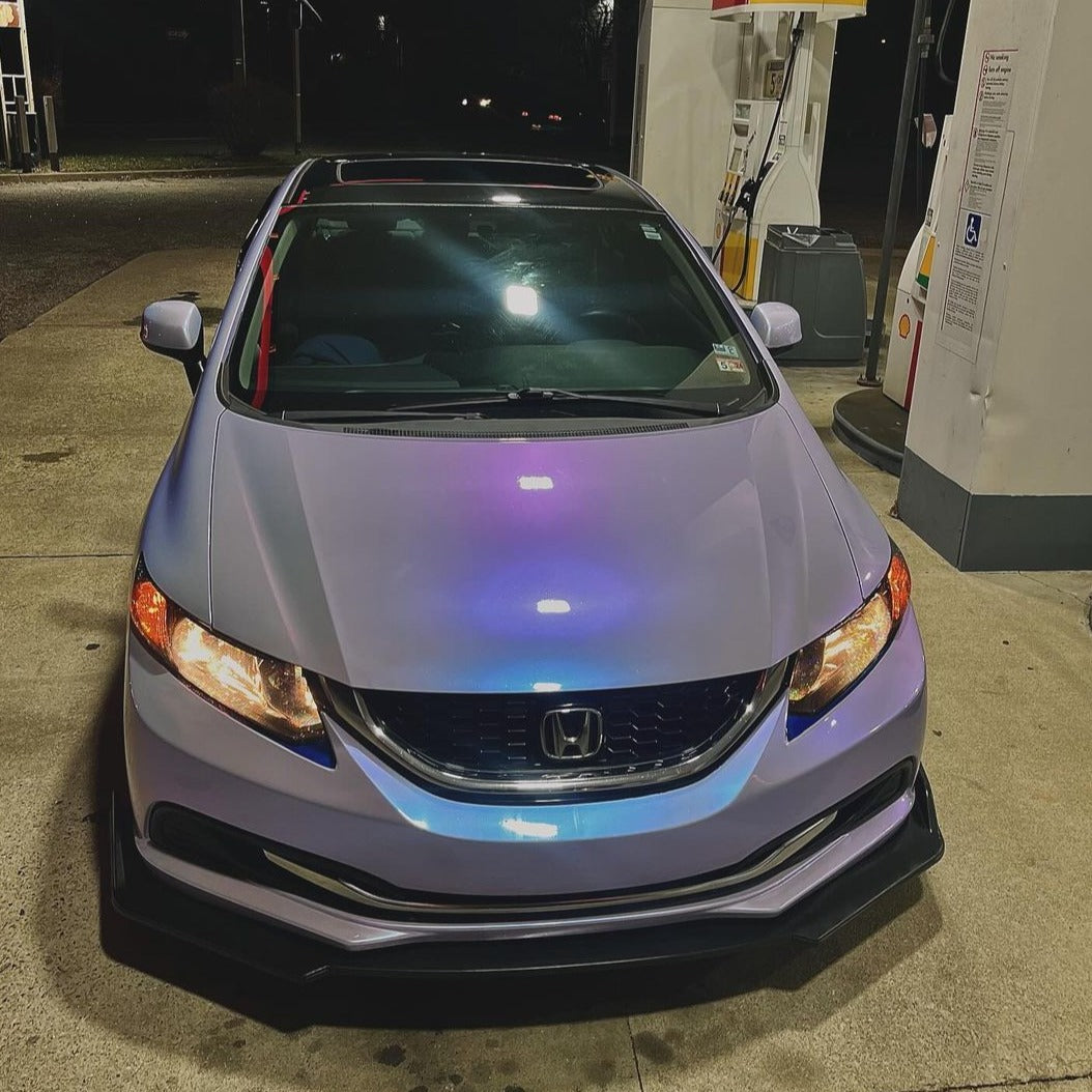 Color Shift Silver Purple Vinyl Wrap