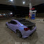 Color Shift Silver Purple Vinyl Wrap Car