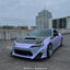 Color Shift Silver Purple Vinyl Wrap Car