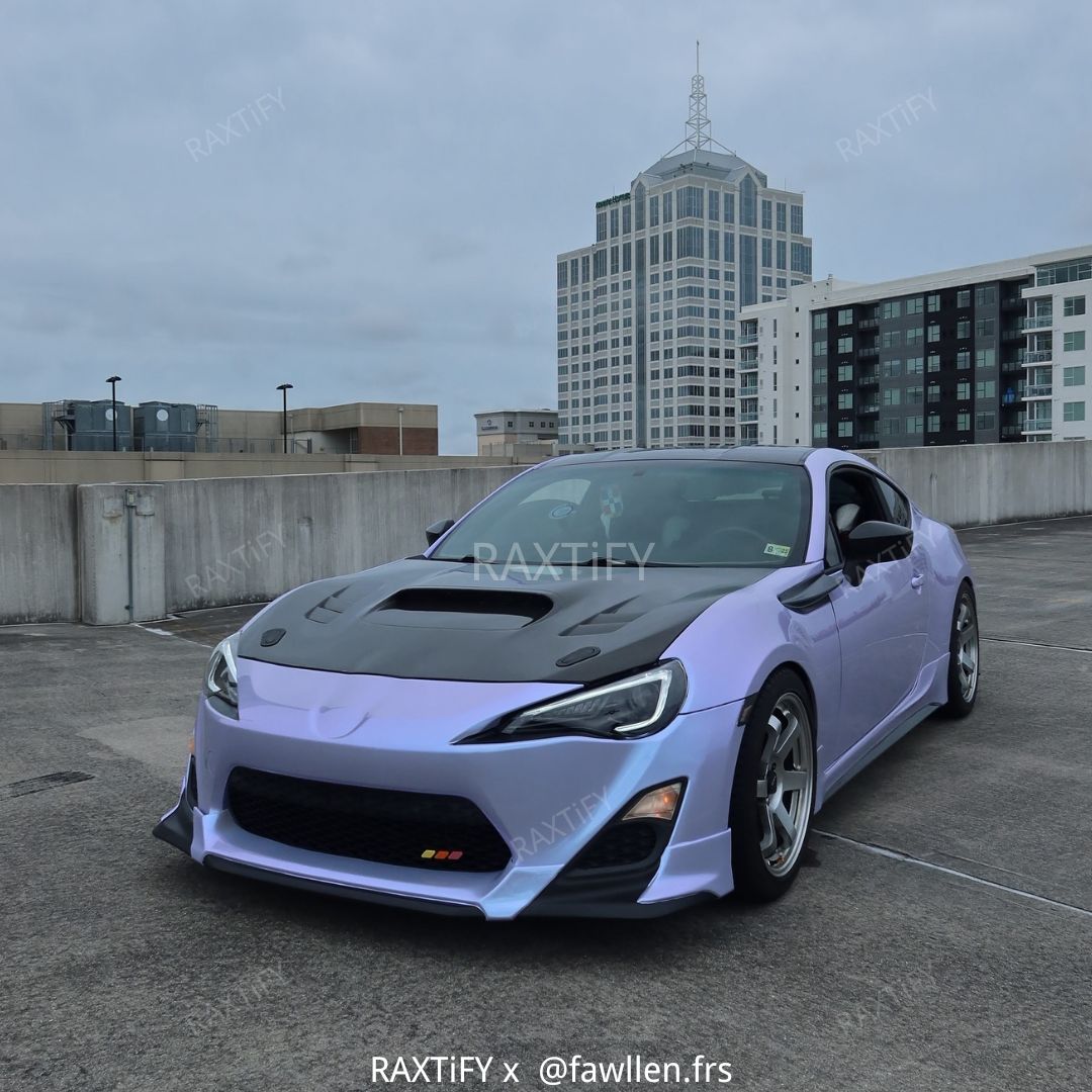 Color Shift Silver Purple Vinyl Wrap Car