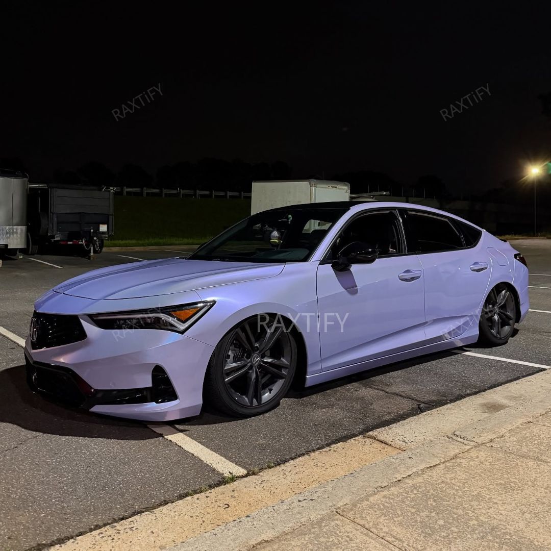 Color Shift Silver Purple Vinyl Wrap