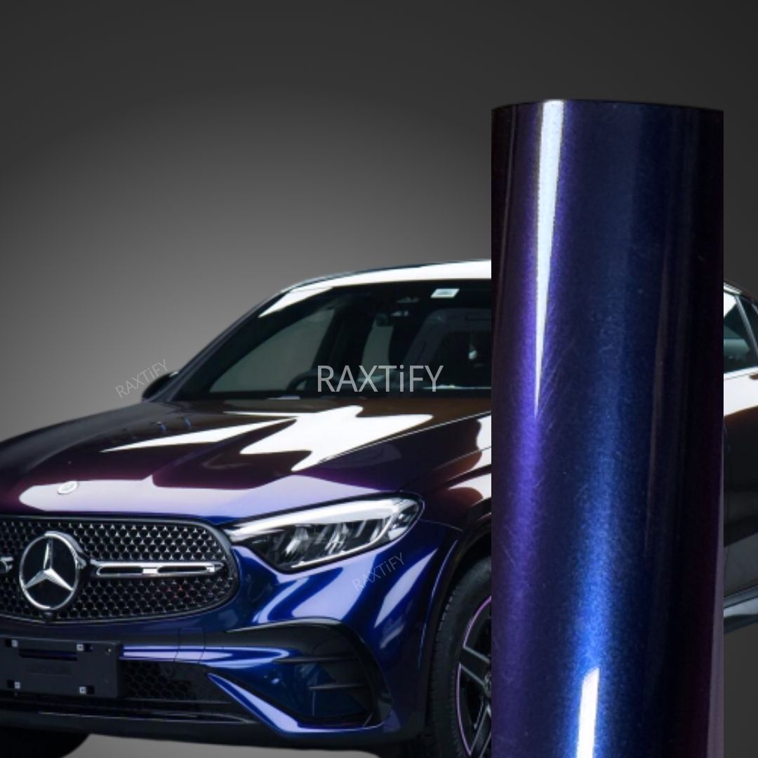 Color Shift Spectrum Dark Blue Purple Vinyl Wrap