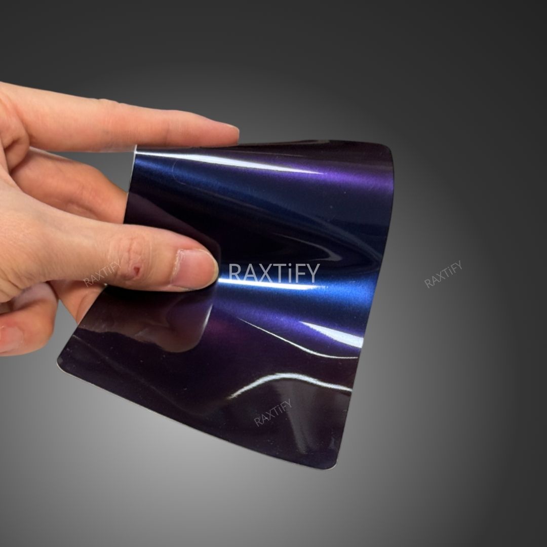 Color Shift Spectrum Dark Blue Purple Vinyl Wrap