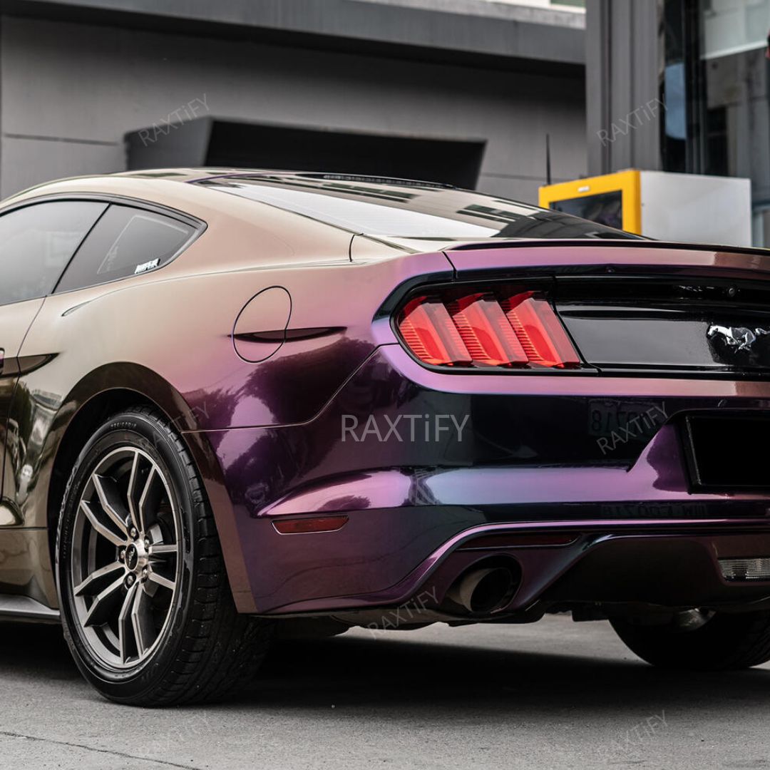 Color Shift Spectrum Dark Grape Blue Vinyl Wrap