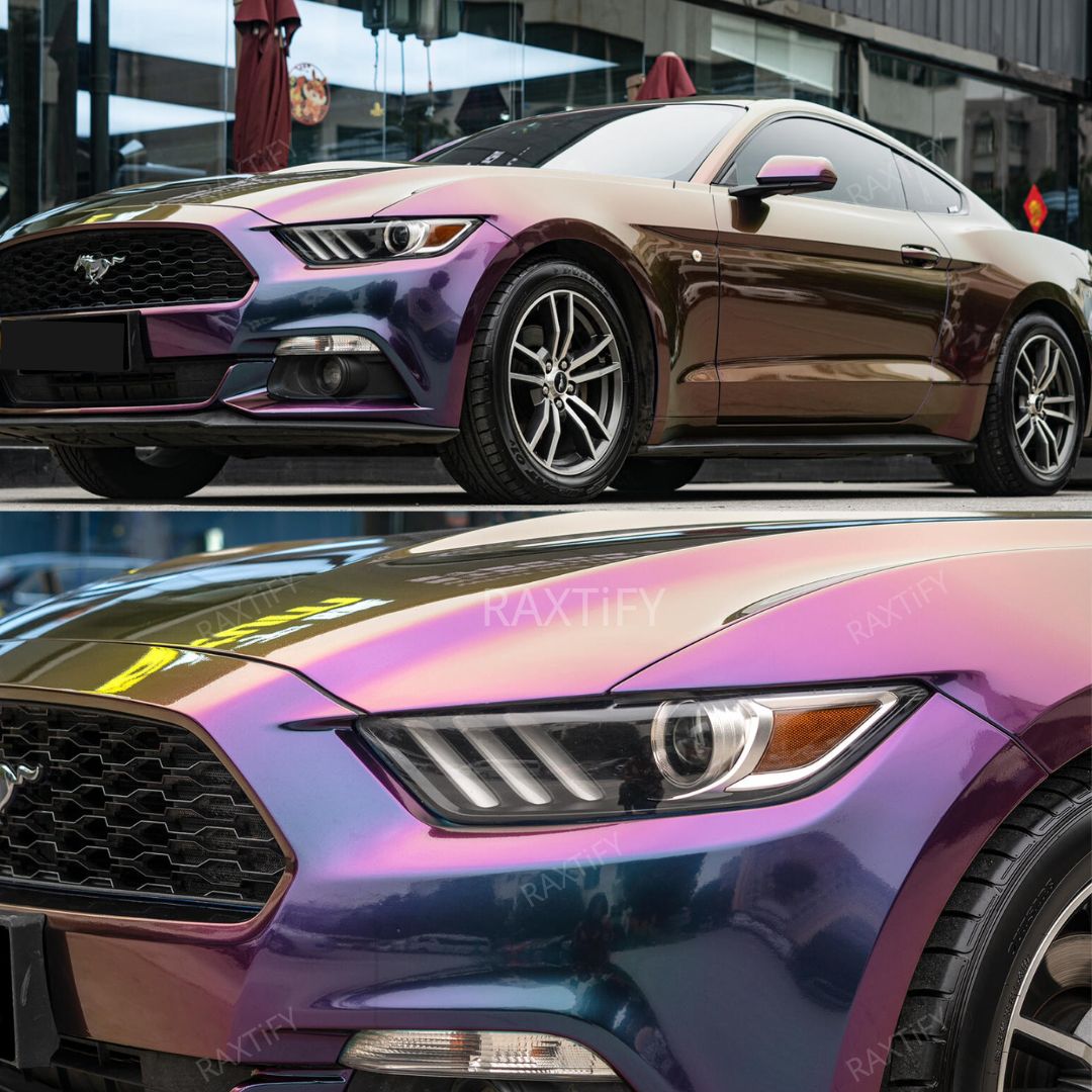 Color Shift Spectrum Dark Grape Blue Vinyl Wrap