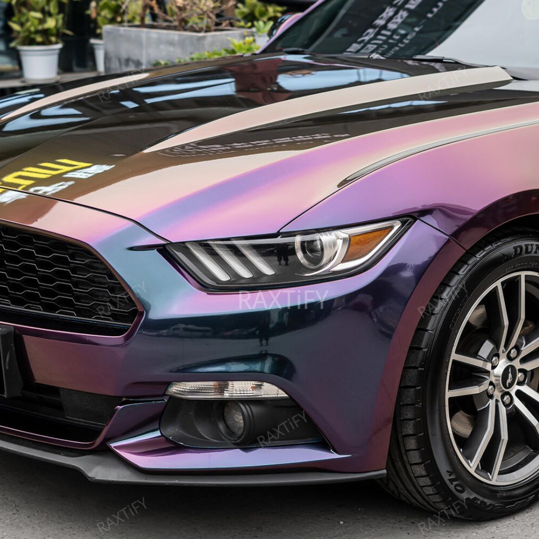 Color Shift Spectrum Dark Grape Blue Vinyl Wrap