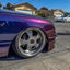 Color Shift Spectrum Gold Blue Vinyl Wrap Lexus