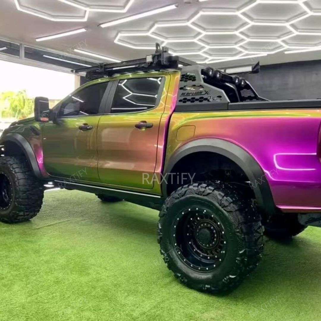 Color Shift Spectrum Grape Gold Vinyl Wrap
