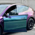 Color Shift Spectrum Jungle Purple Green Vinyl Wrap