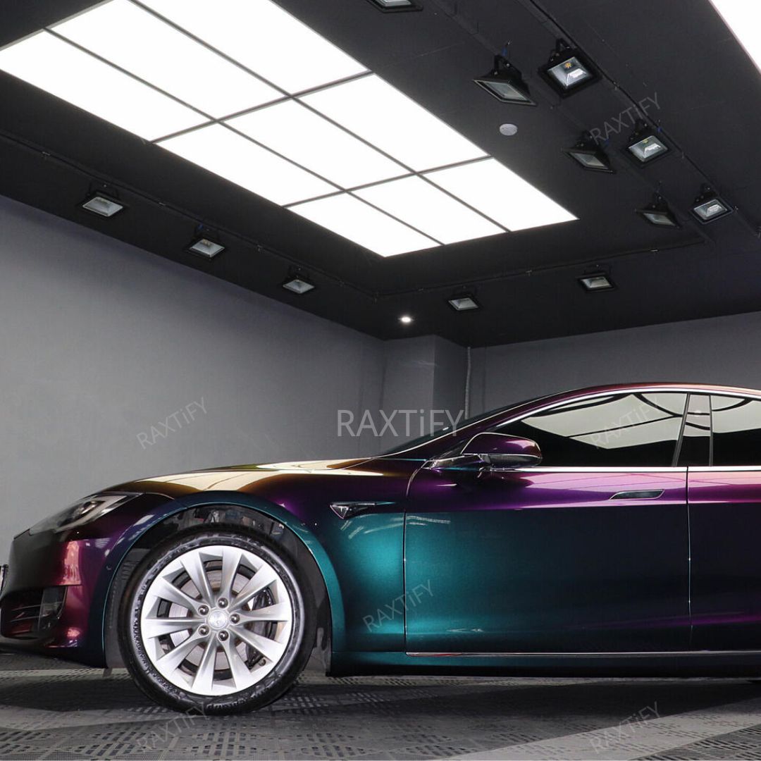 Color Shift Spectrum Purple Blue Vinyl Wrap