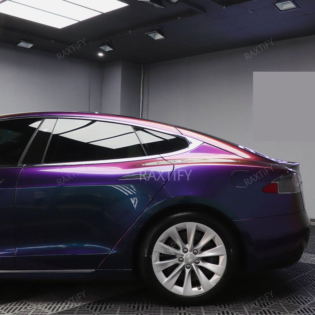 Color Shift Spectrum Purple Blue Vinyl Wrap