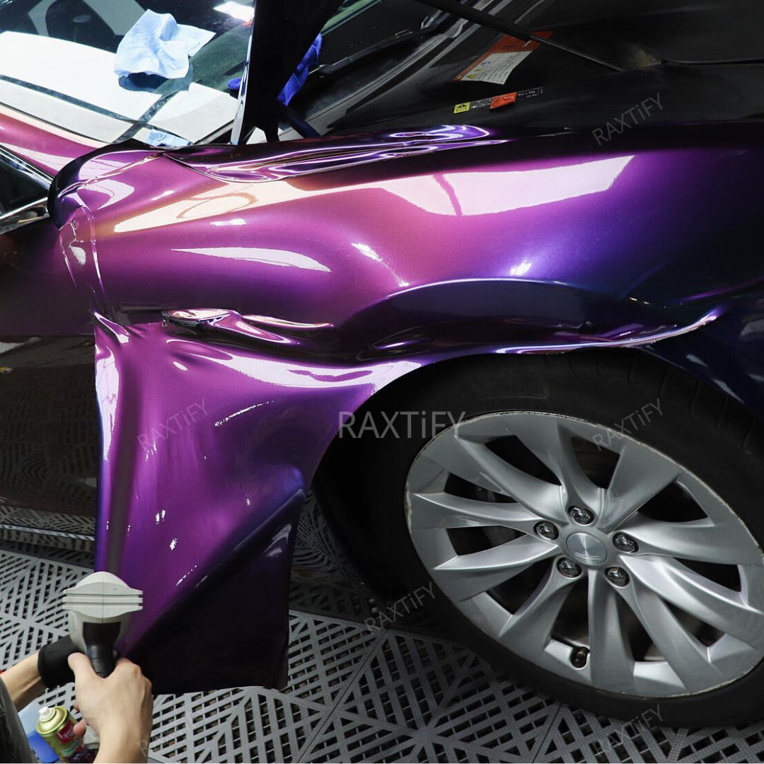 Color Shift Spectrum Purple Blue Vinyl Wrap