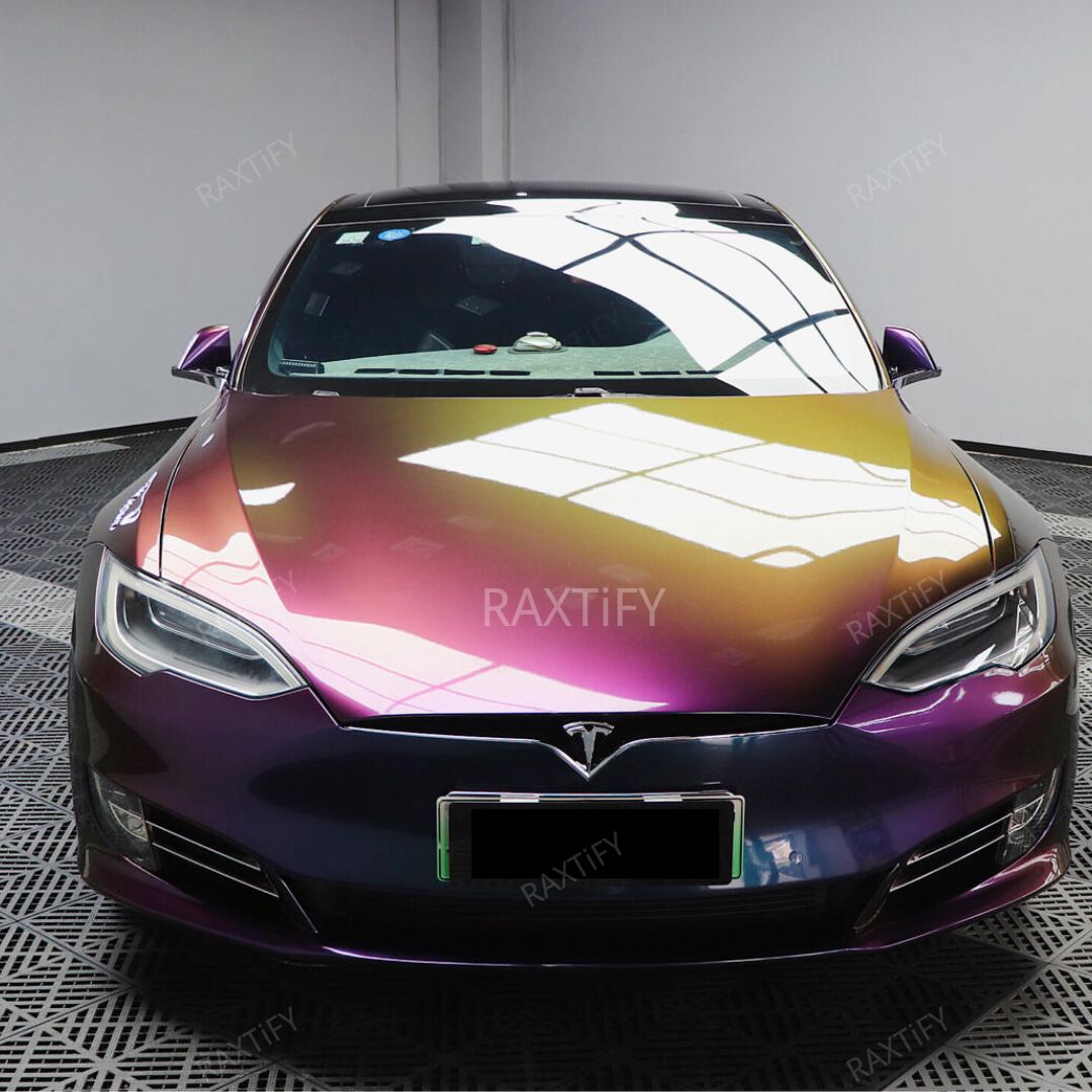 Color Shift Spectrum Purple Blue Vinyl Wrap