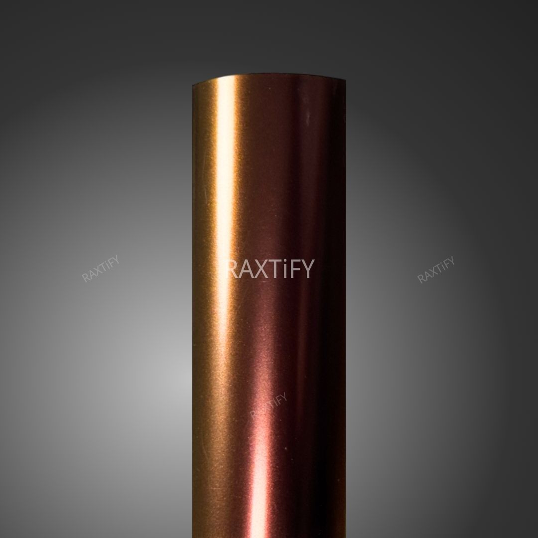 Color Shift Spectrum Satin Ruby Gold Vinyl Wrap
