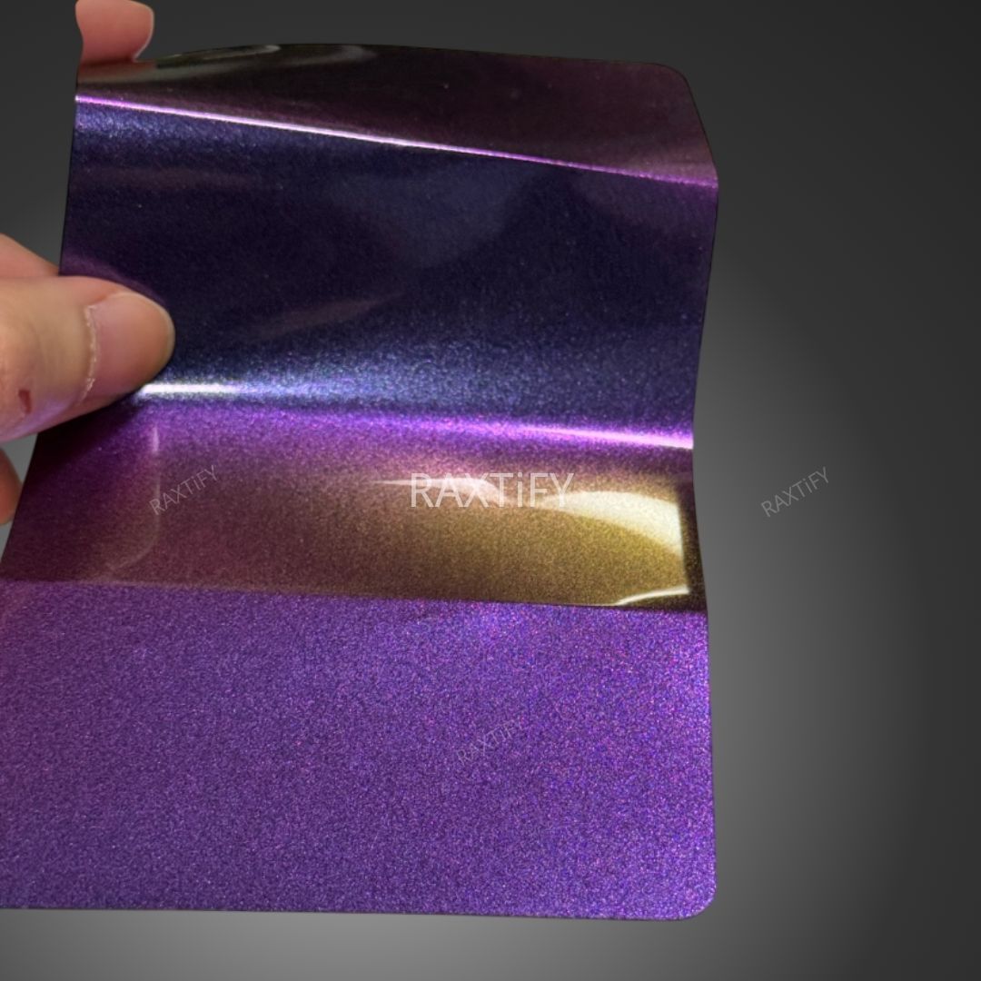 Color Shift Spectrum Venom Purple Blue Vinyl Wrap