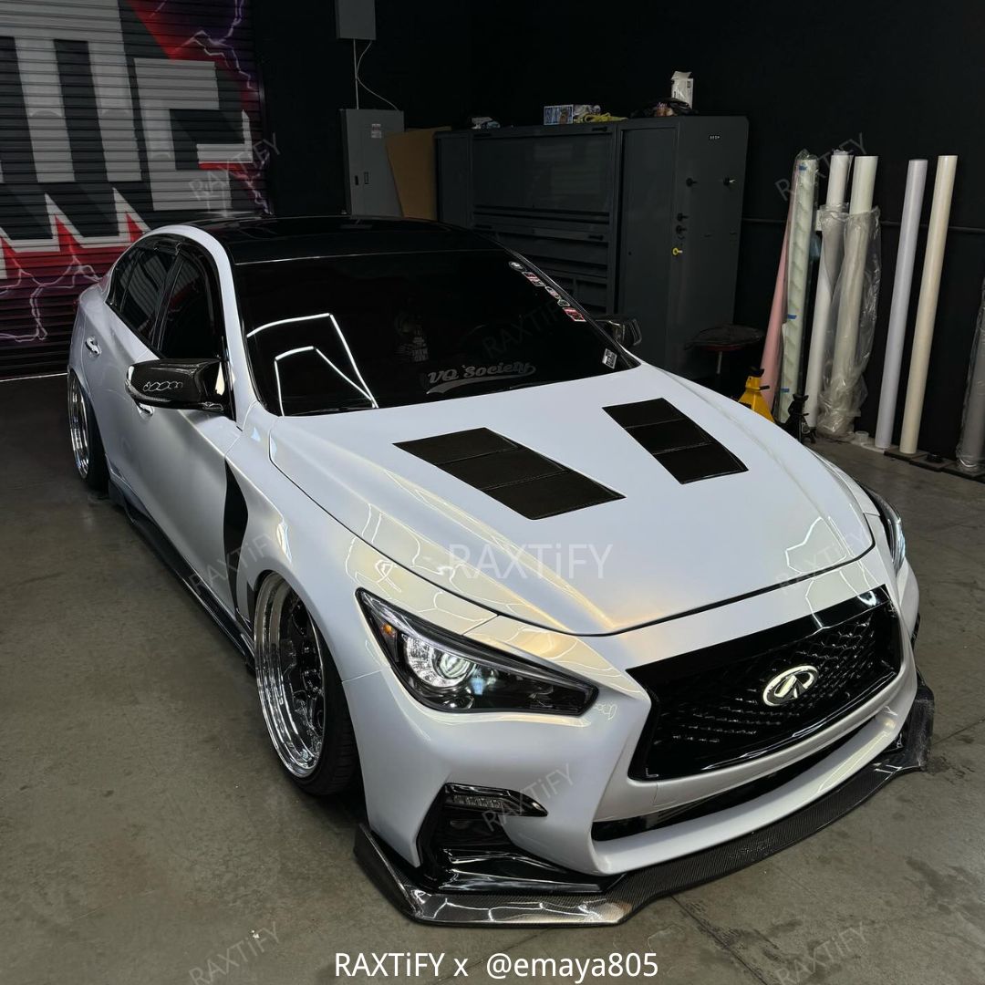 Color Shift White Gold Vinyl Wrap