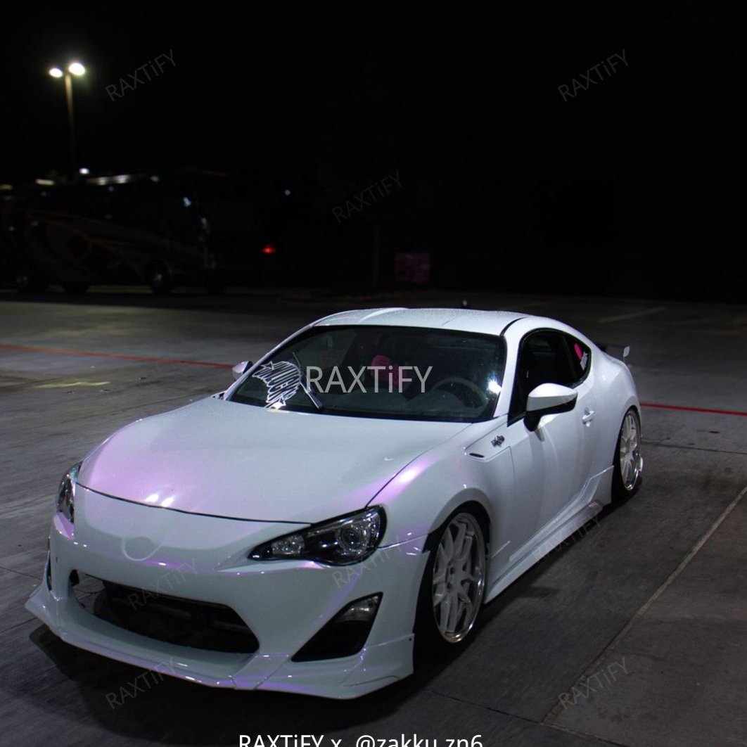 Color Shift White Purple Vinyl Wrap Car