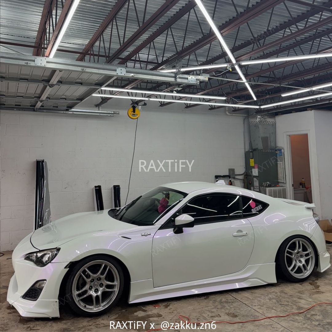 Color Shift White Purple Vinyl Wrap Color 