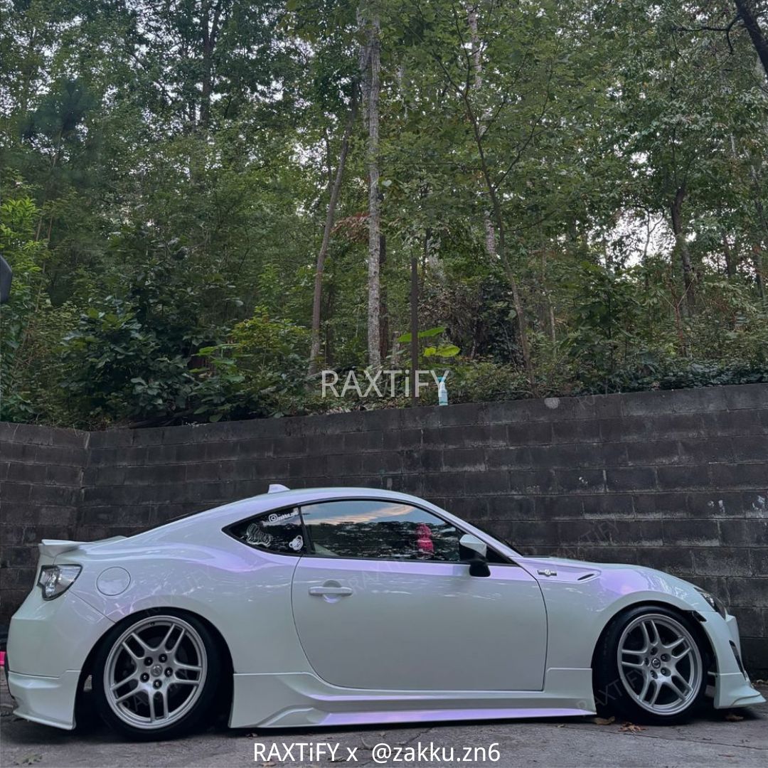 Color Shift pearlescent White Purple Vinyl Wrap car