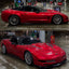 Corvette Gloss Metallic Gem Red Vinyl Wrap