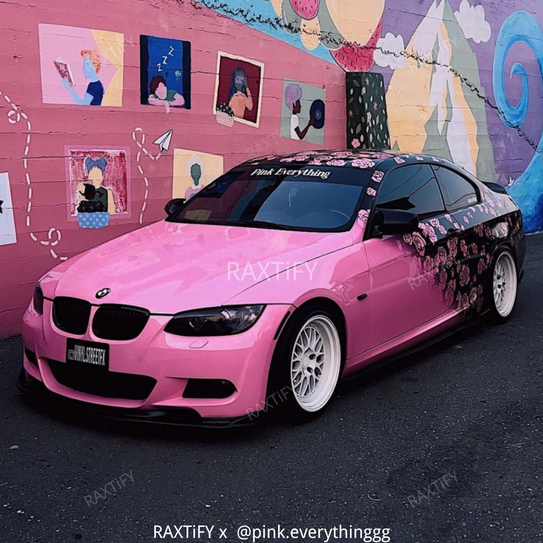 Custom Fading Rose Vinyl Wrap