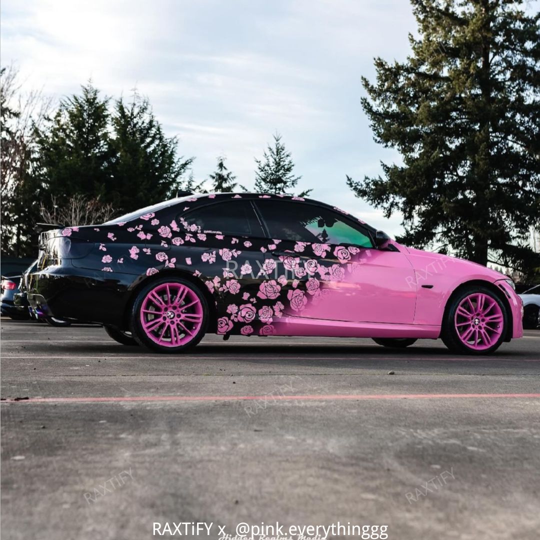 Custom Fading Rose Vinyl Wrap