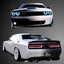 Dodge Challenger Black to White Gradient Vinyl Wrap