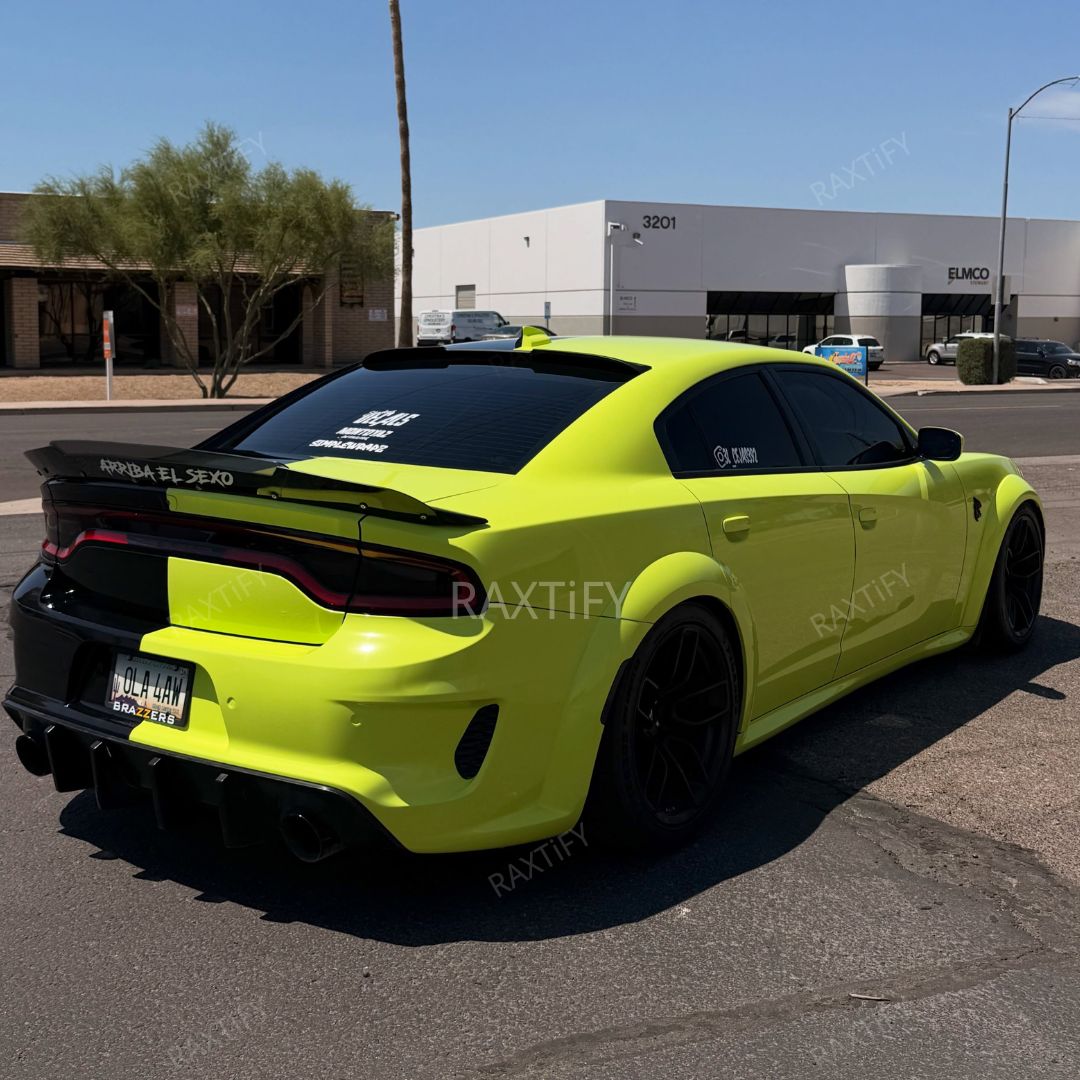 Custom Half Vinyl Car Wrap side look