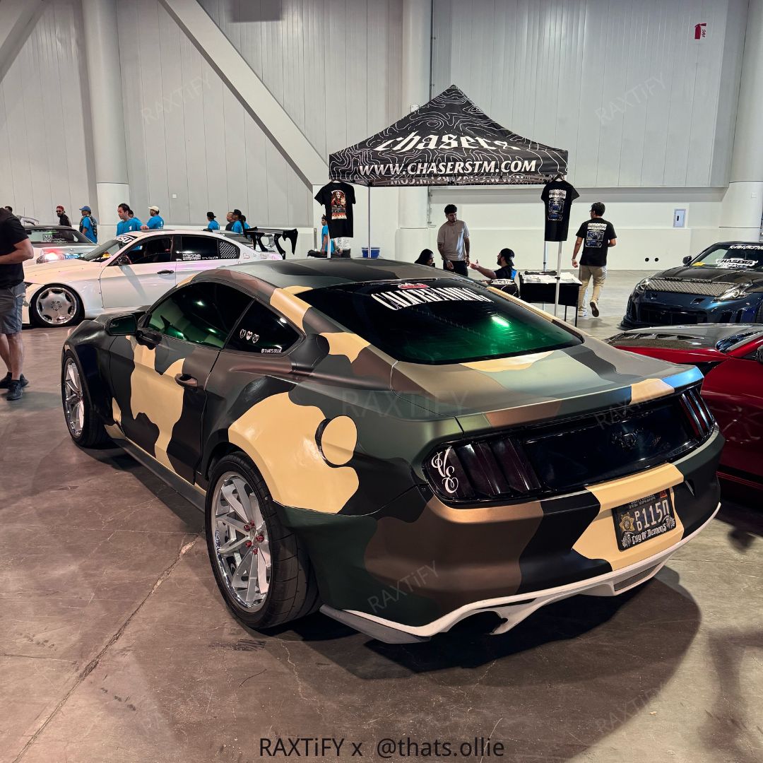 Custom Camouflage Vinyl Wrap