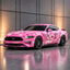 Custom Pink Kawaii Creature Vinyl Wrap
