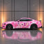 Custom Pink Kawaii Creature Vinyl Wrap