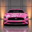Custom Pink Kawaii Creature Vinyl Wrap