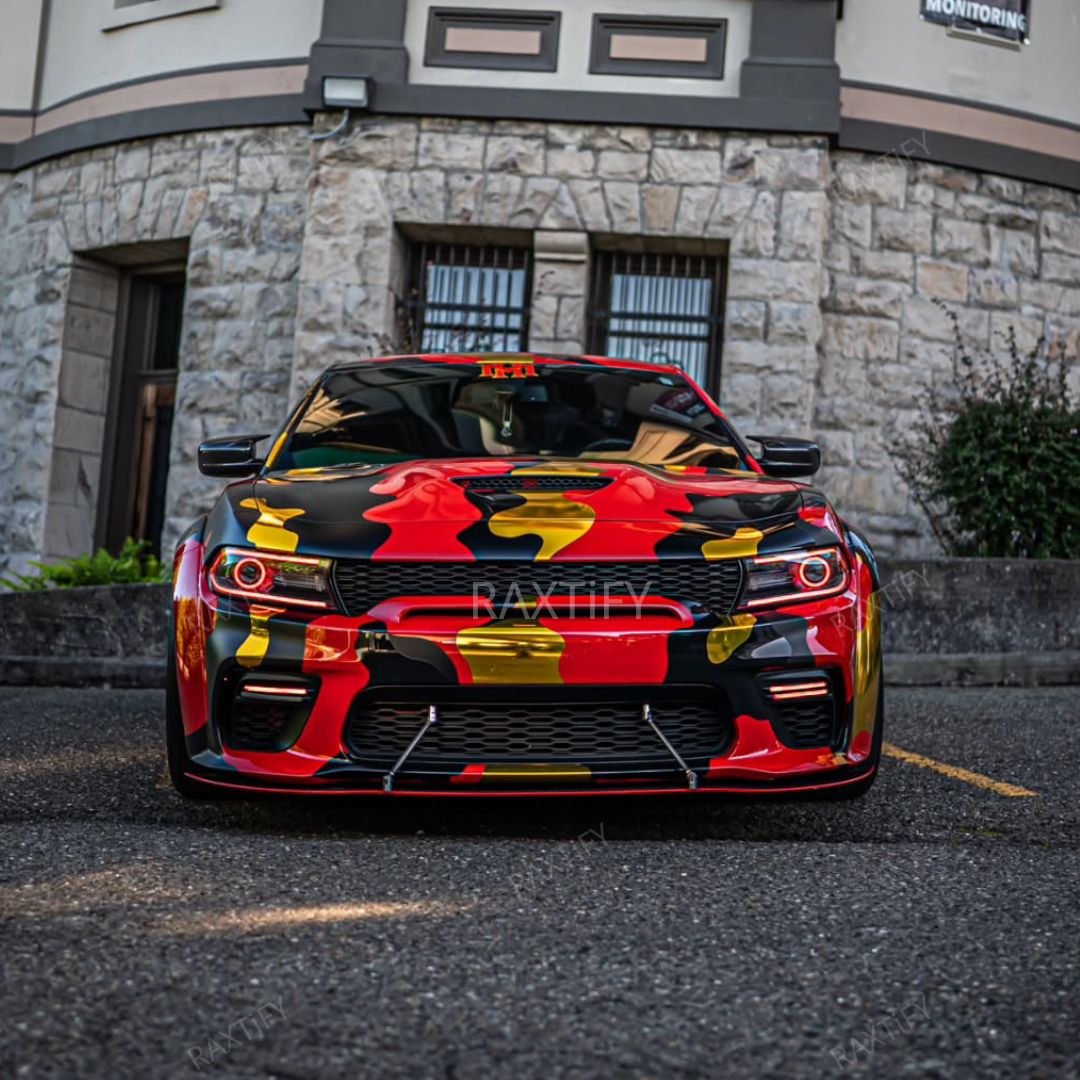 Dodge Charger WB Scatpack Camouflage Vinyl Wrap