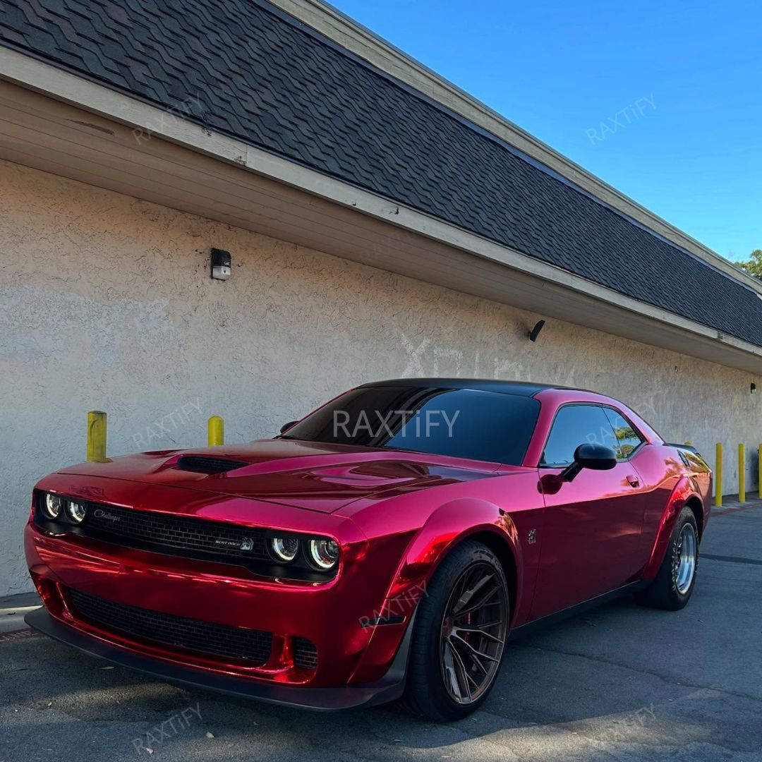 Mirror Chrome Red Vinyl Wrap