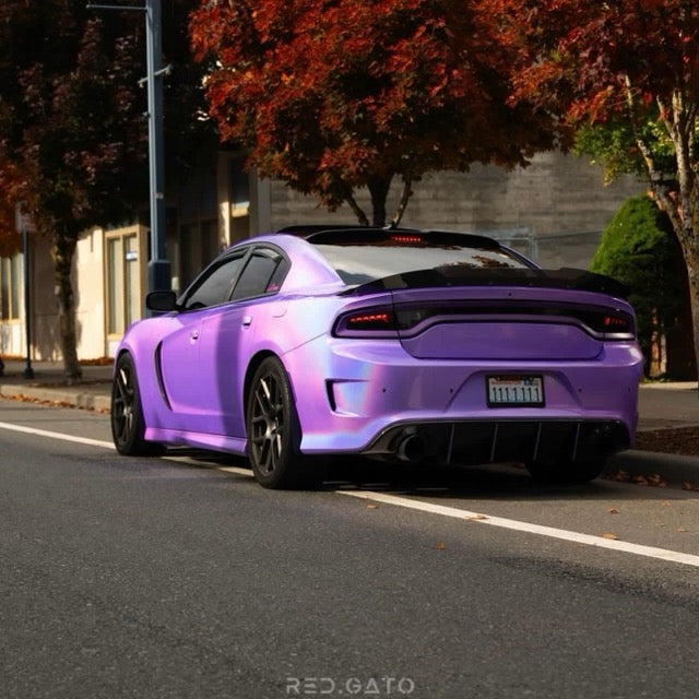 Laser Gloss Purple Vinyl Wrap