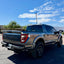 Gloss Metallic Graphite Gray Car Wrap on ford back look