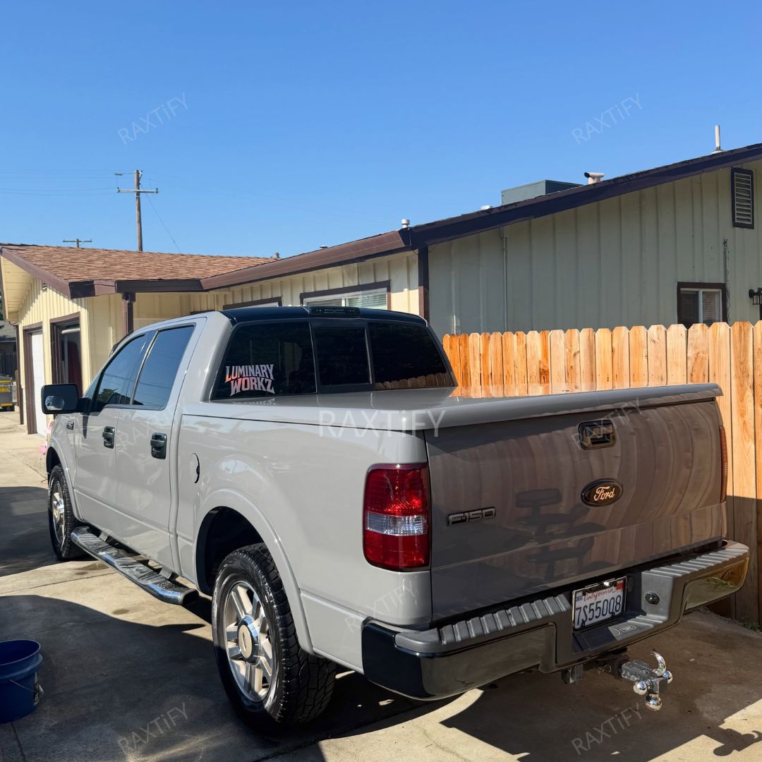 Ford Gloss Nardo Gray Vinyl Wrap back